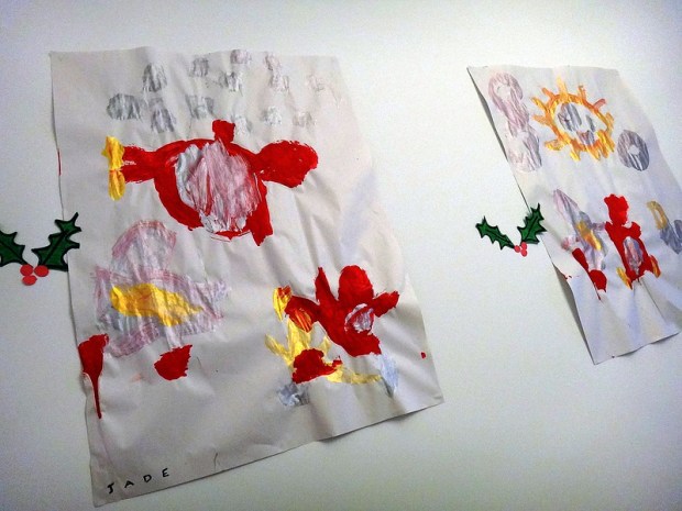 Christmas Kid Paintings