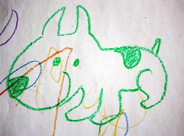 My Wife's Puppy Sketch