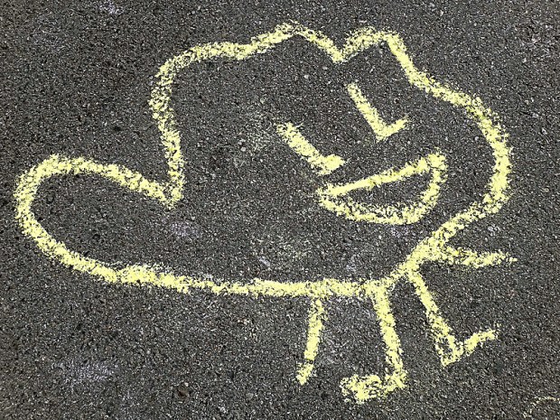 Jade's Cool Chalk Drawing