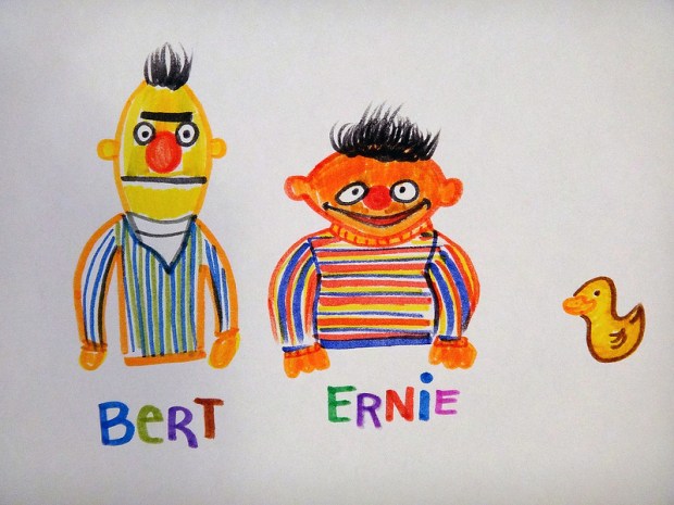 Bert and Ernie / Drawing