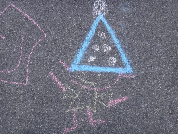Birthday Chalk Art